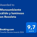 Monoambiente cálido y luminoso en Recoleta