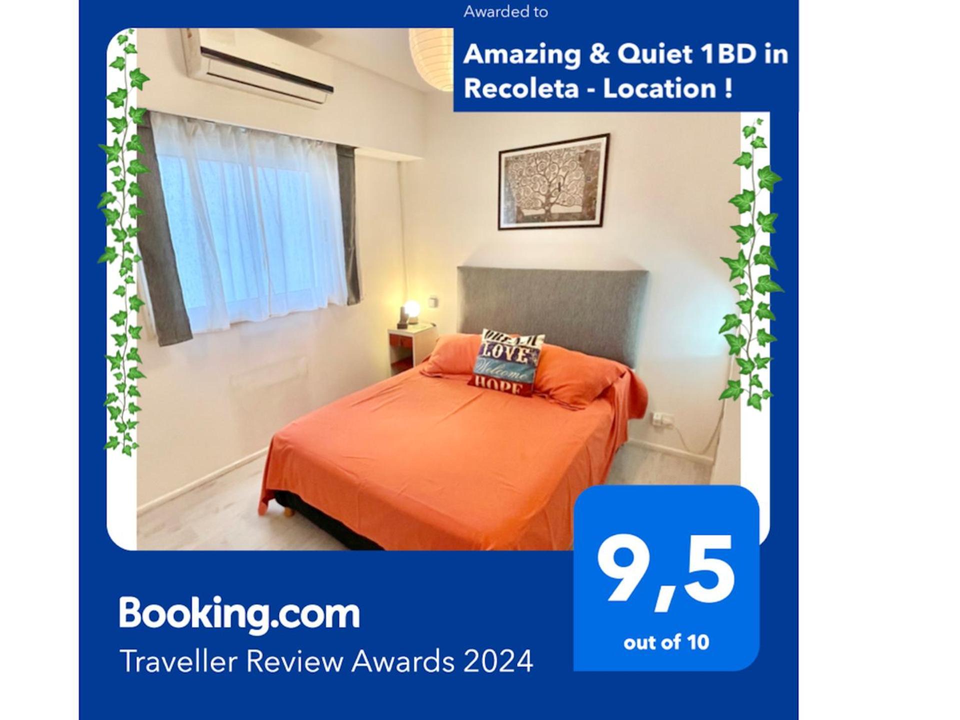 Apartment Amazing & Quiet 1bd Apt In Recoleta - Location !! Buenos Aires