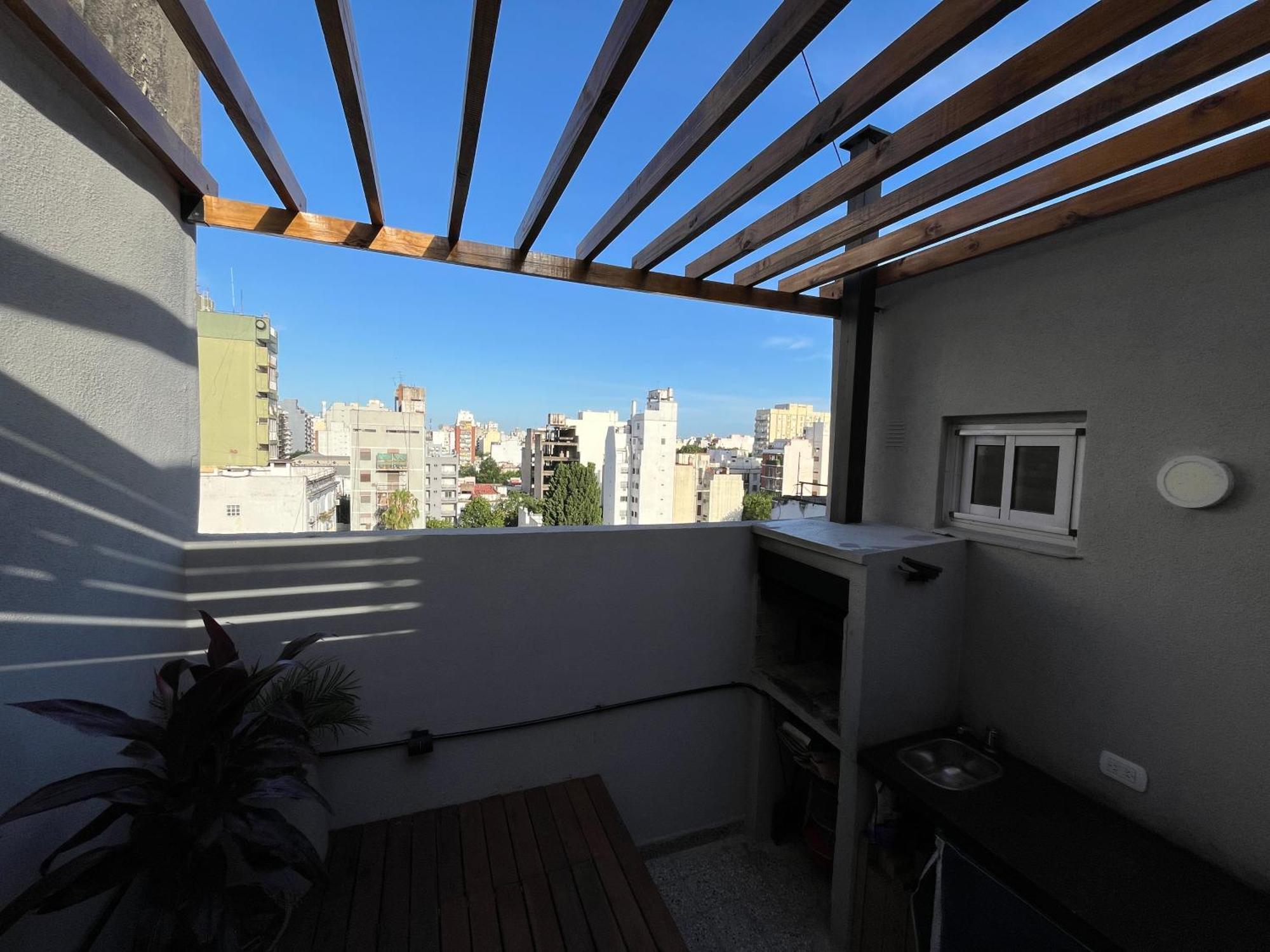 Monoambiente Con Terraza Y Parrilla Zona Congreso Apartamento Buenos Aires