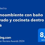 Monoambiente Con Bano Privado Y Cocineta Dentro De Casa