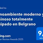 Monoambiente Moderno Y Luminoso Totalmente Equipado En Belgrano