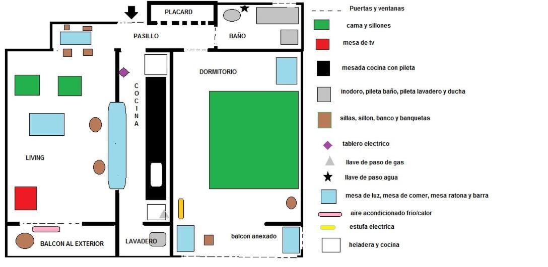 Apartment Calido, Luminoso & Excelente Ubicacion Ba *
