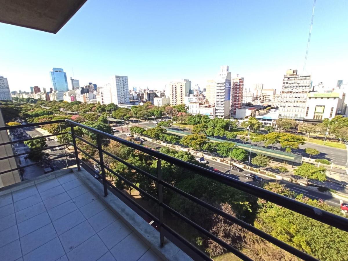 Amplio Studio Con Balcón Completamente Blindado, Protección Niños Y Vista Abierta A La 9 De Julio Apartamento Ciudad Autónoma de Buenos Aires