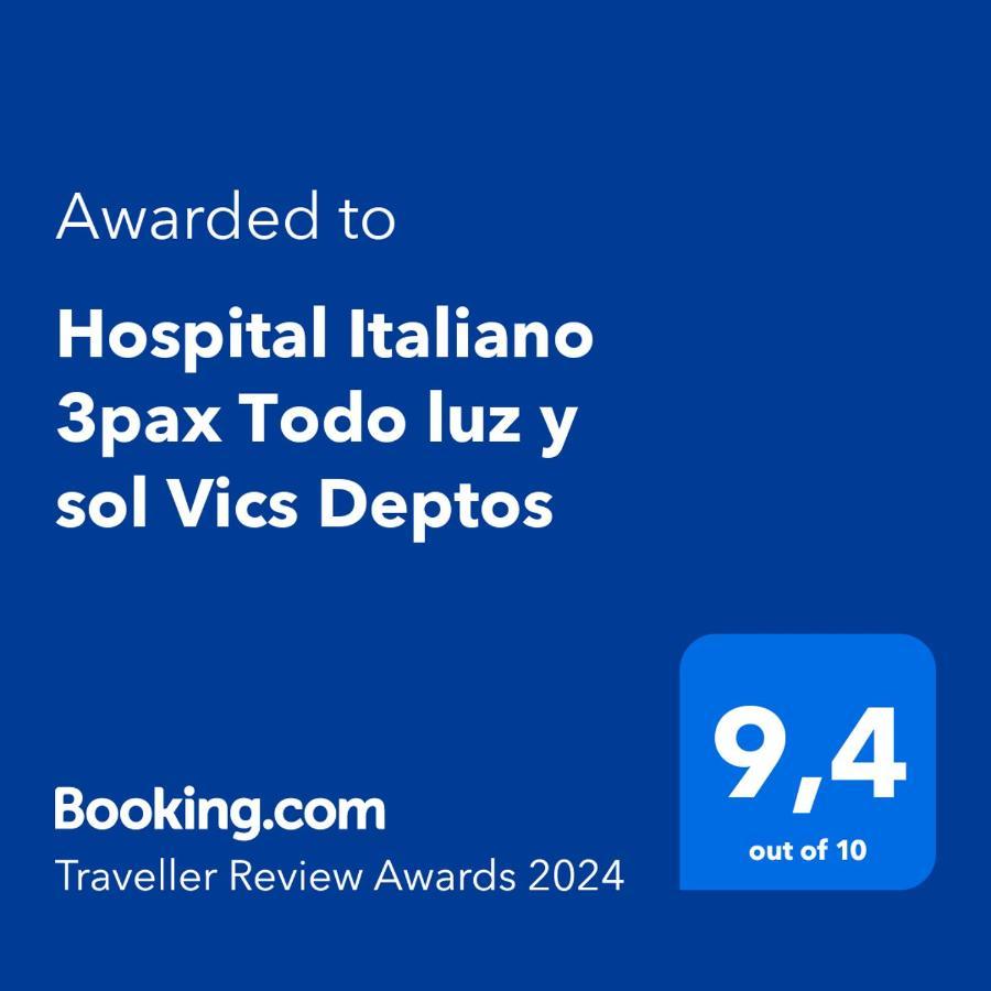 Hospital Italiano -Parque Centenario - Excelente Depto todo luz y sol Equipado y Cómodo