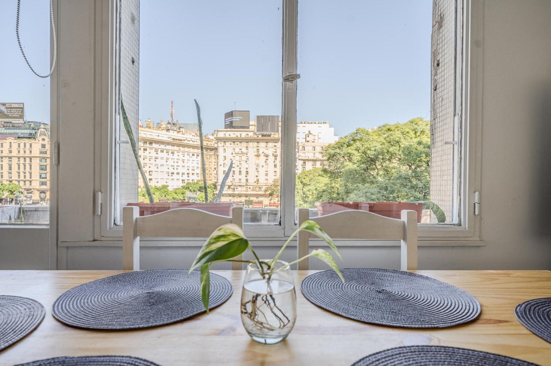Hermoso Departamento Con Balcon Al Obelisco I Apartamento Buenos Aires