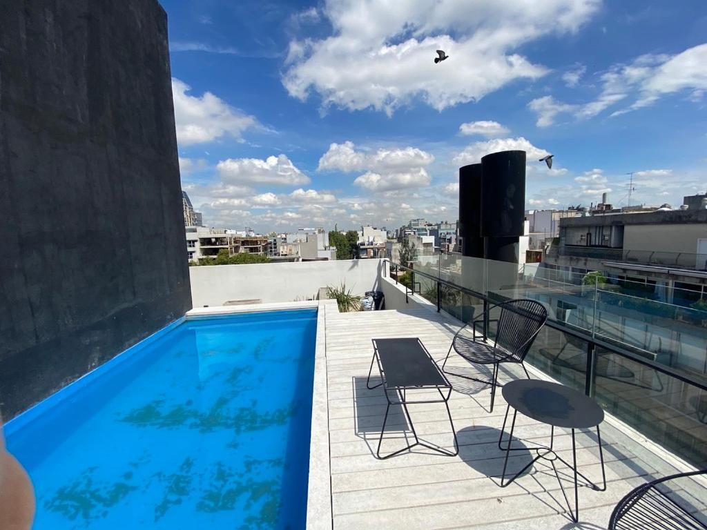 Palermo Oasis Luminoso: Departamento De Con Vista Espectacular, De Lujo, Totalmente Equipado Y Confortable Apartment
