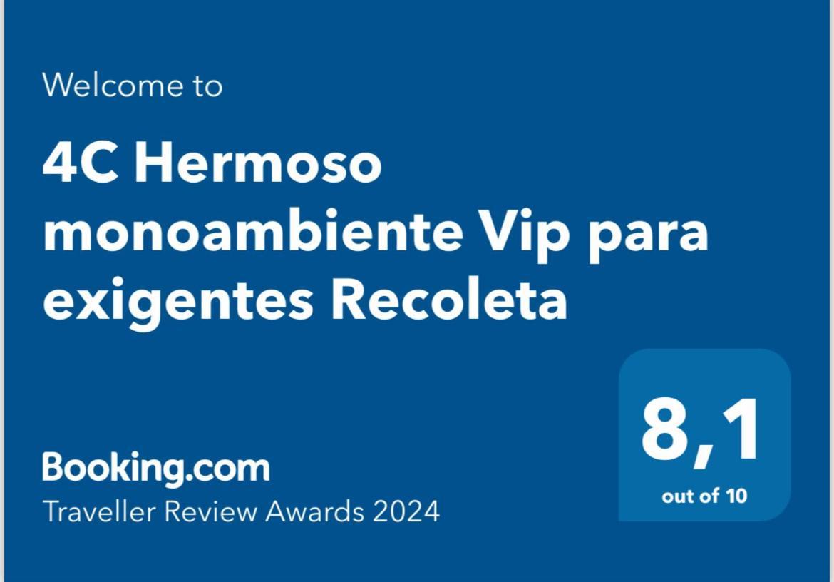 4 Hermoso Monoambiente Vip Exigentes Recoleta *