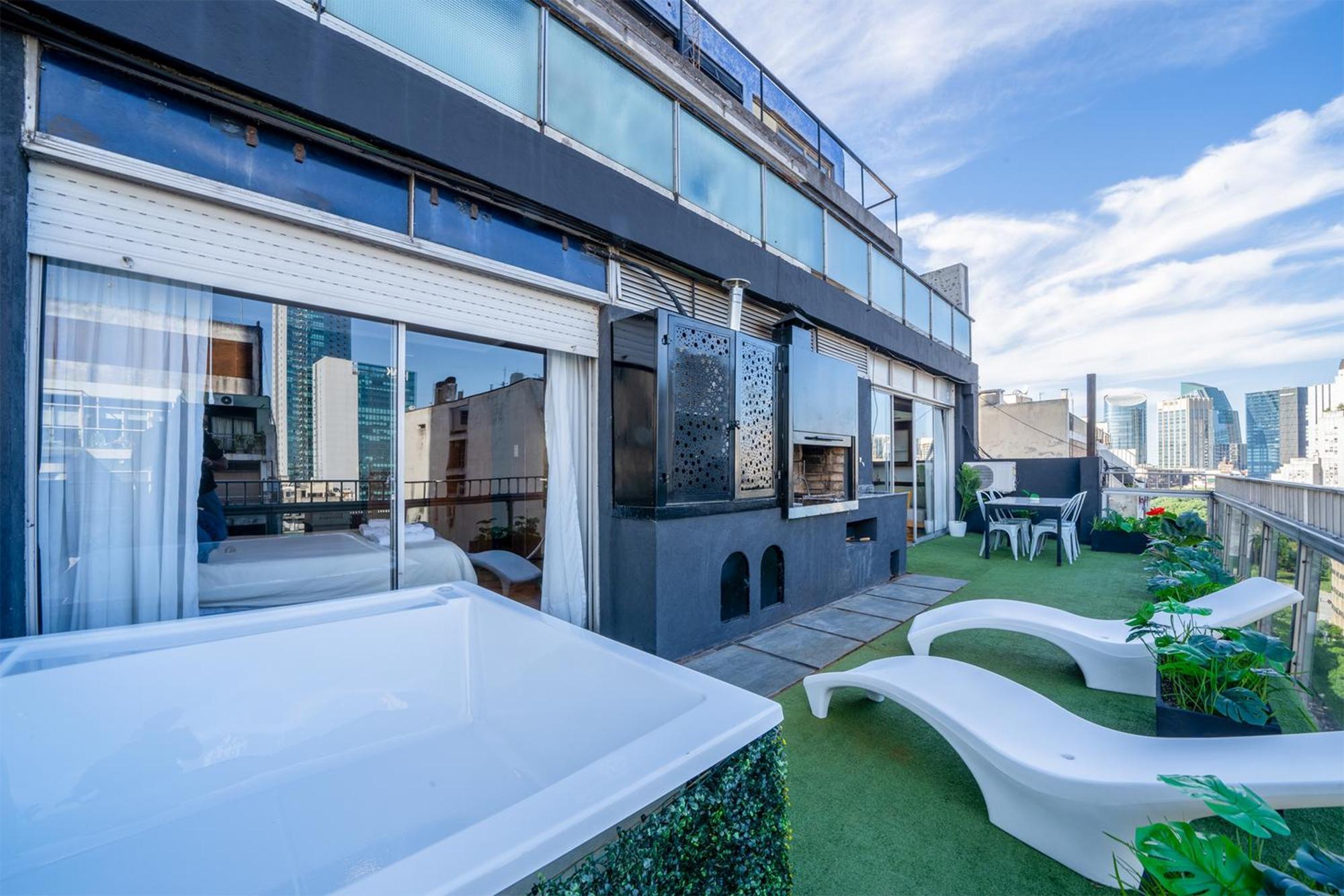 Fliphaus Santa Fe 800 - 1 Bd Terrace Pool Bbq Buenos Aires