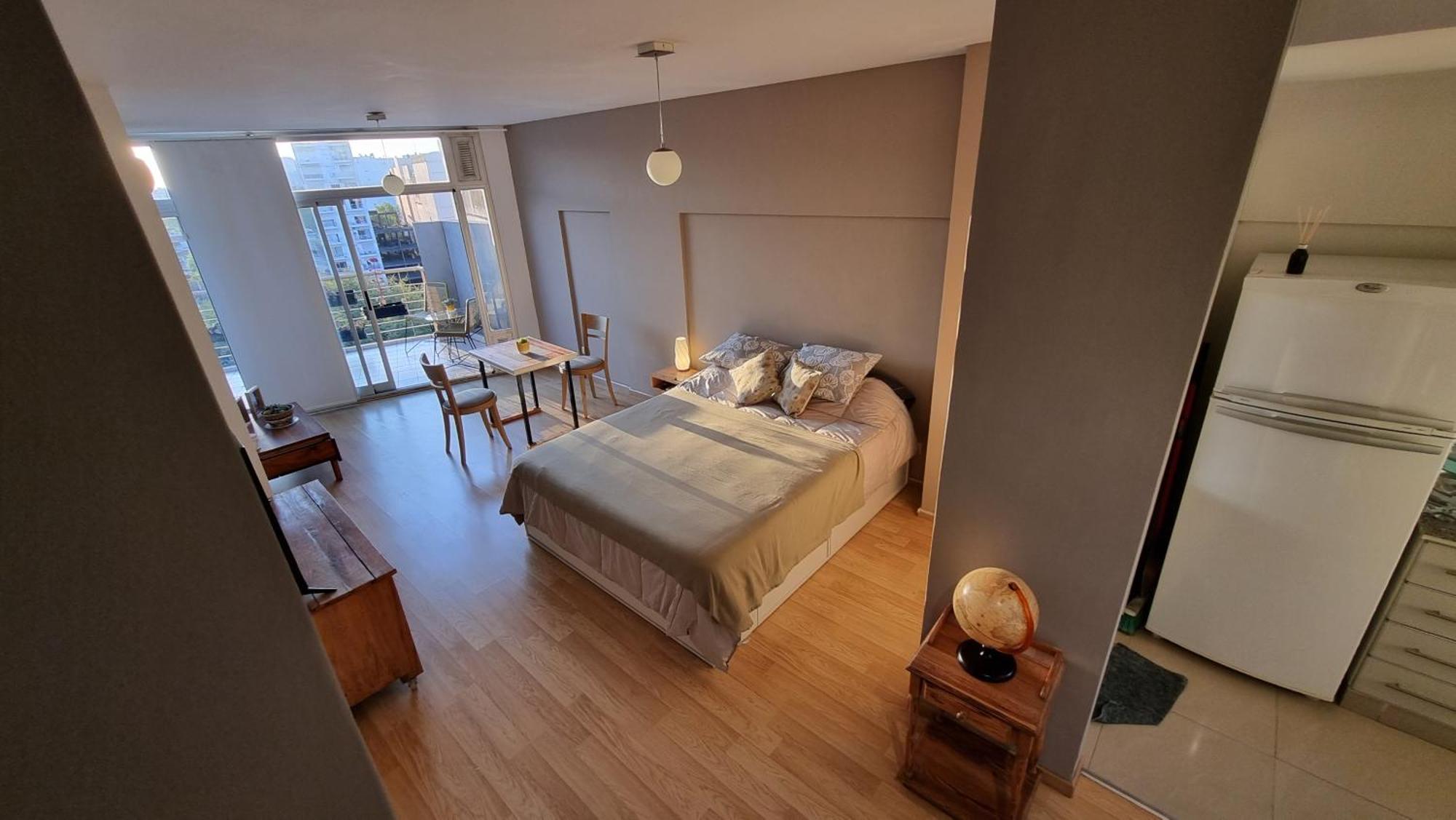 Very Bright Queen Bed + Terrace /palermo Buenos Aires