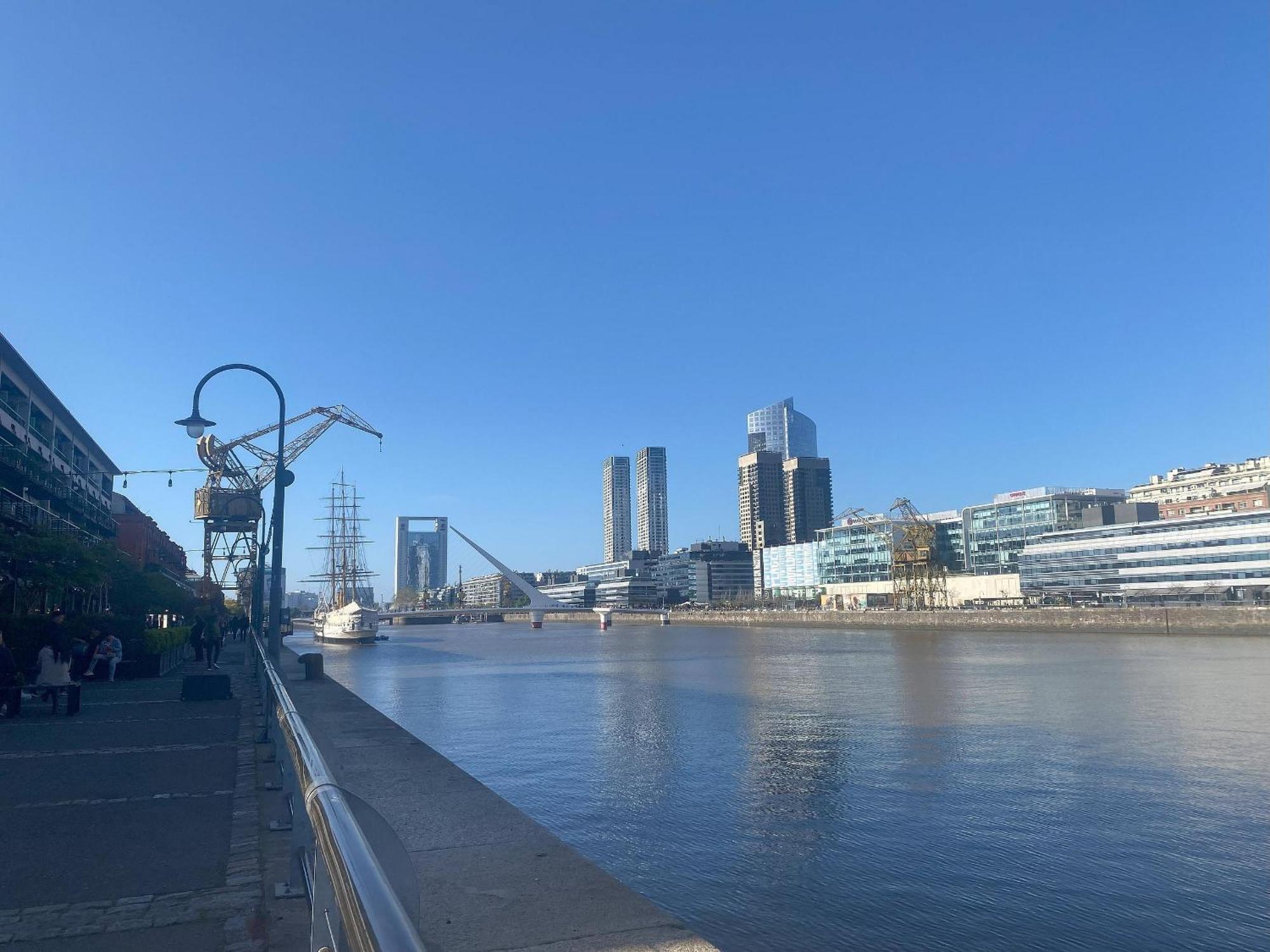 Puerto Madero Piso 38 Vista Rio Frente Al Hilton Apartamento Buenos Aires