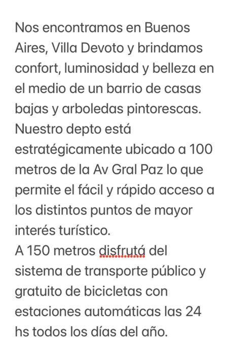 Departamento Devoto 1a Cerca Universidad Apartment *