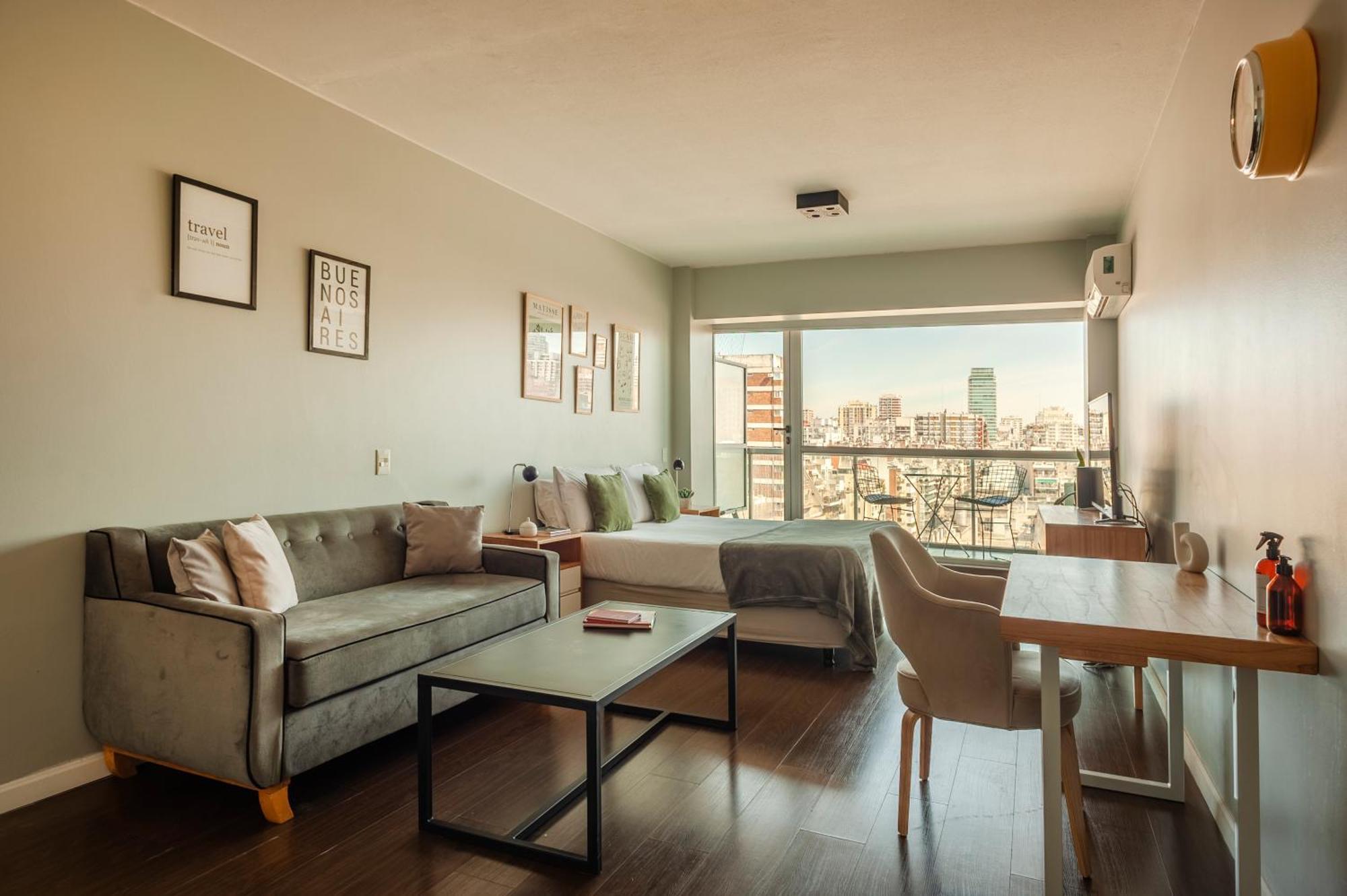 Apartment High End Cozy At Recoleta -amazing View- 12h *