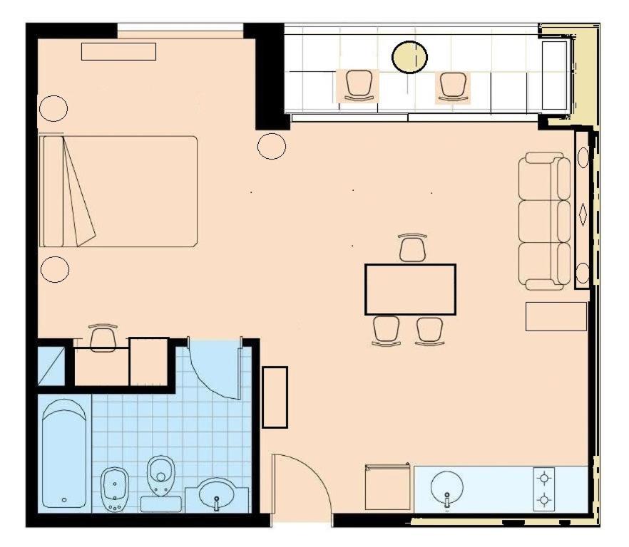 1013 Con Piscina Gimnasio Laundry Y Seguridad 24 Hs Apartment *