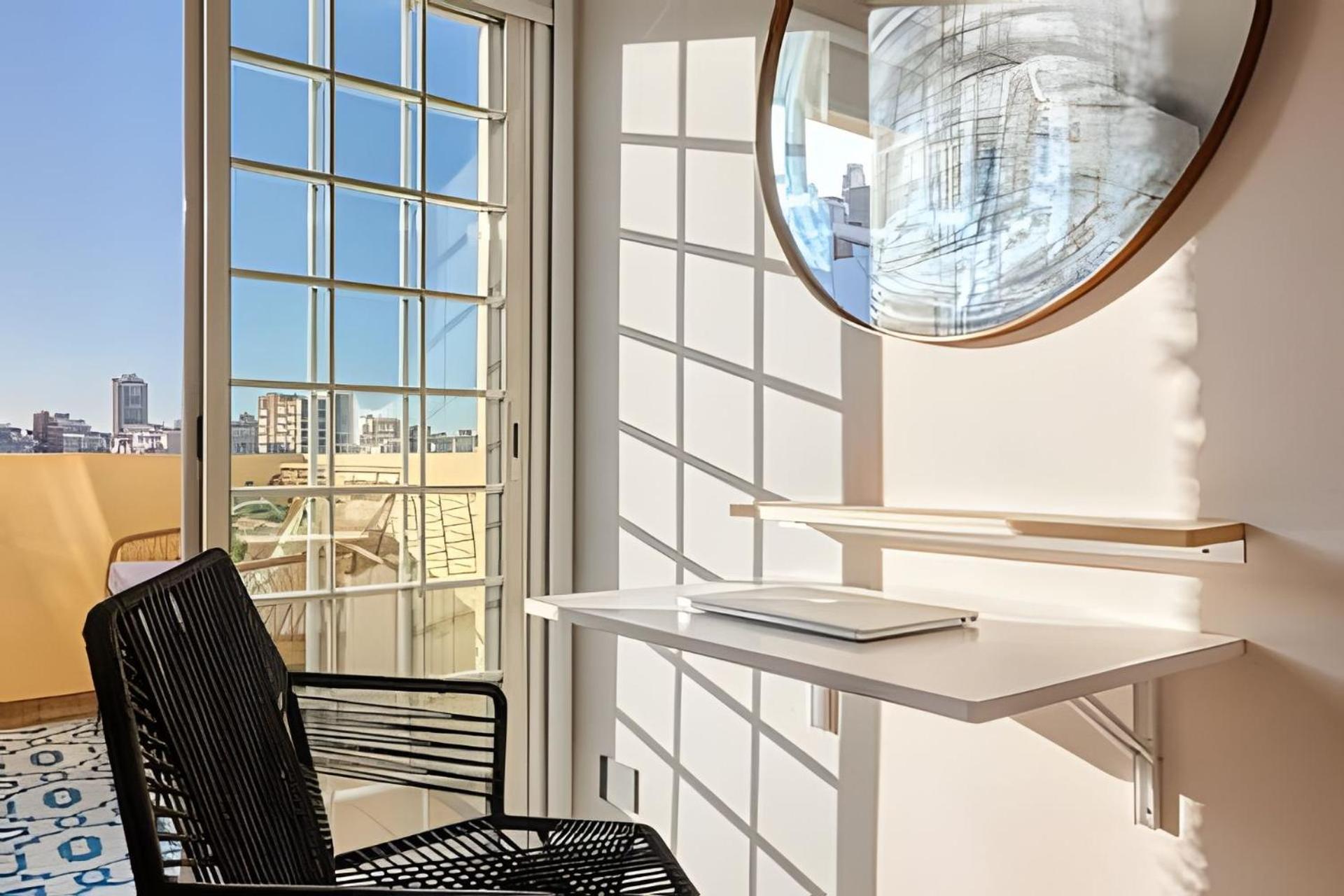 Terraza Privada Con Parrilla En Recoleta Apartamento