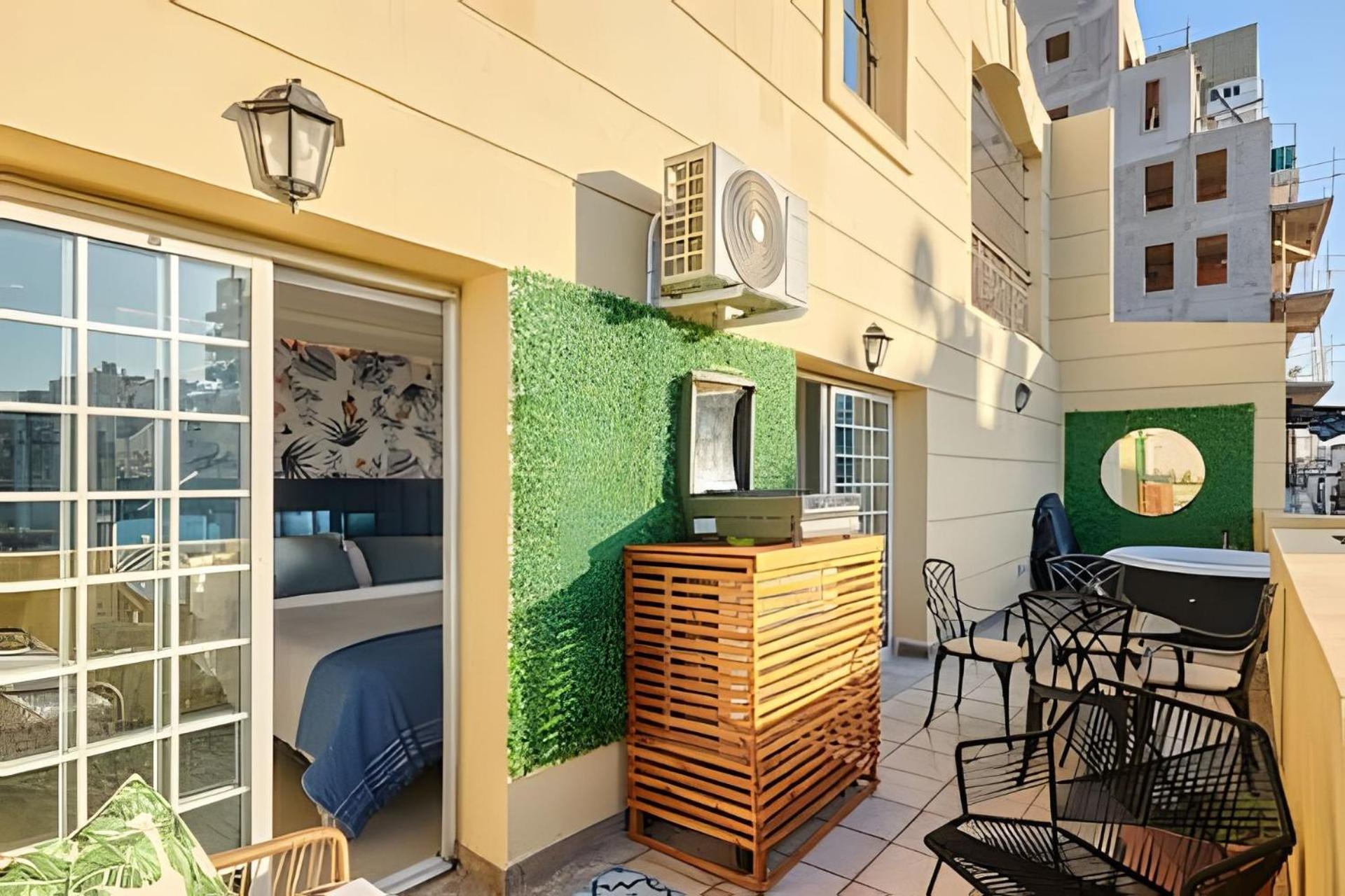 Apartamento Terraza Privada Con Parrilla En Recoleta *