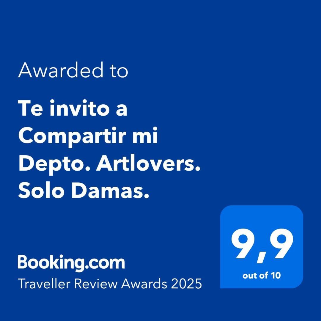 Te Invito A Compartir Mi Depto. Artlovers. Solo Damas. Habitación en casa particular Ciudad Autónoma de Buenos Aires