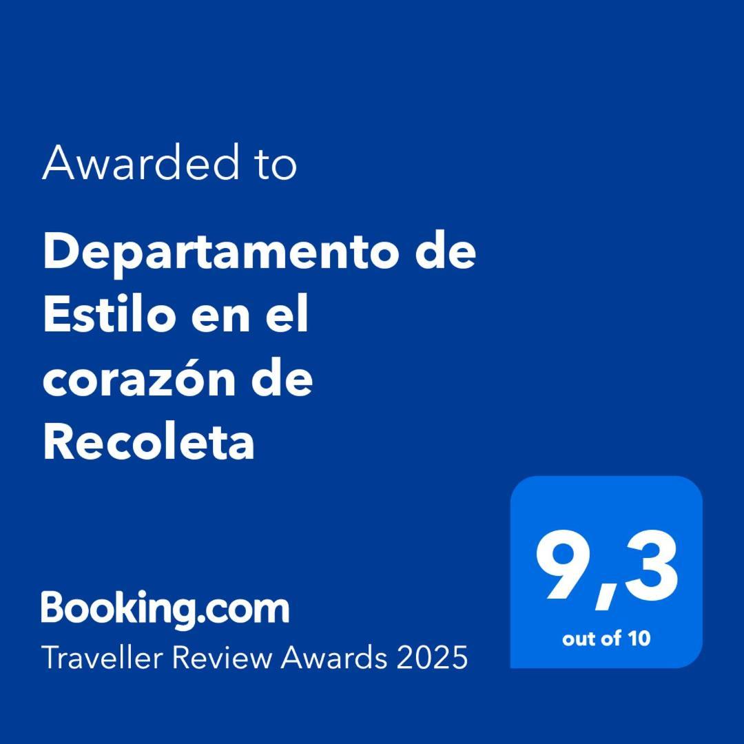 Departamento De Estilo En El Corazon De Recoleta Apartamento *