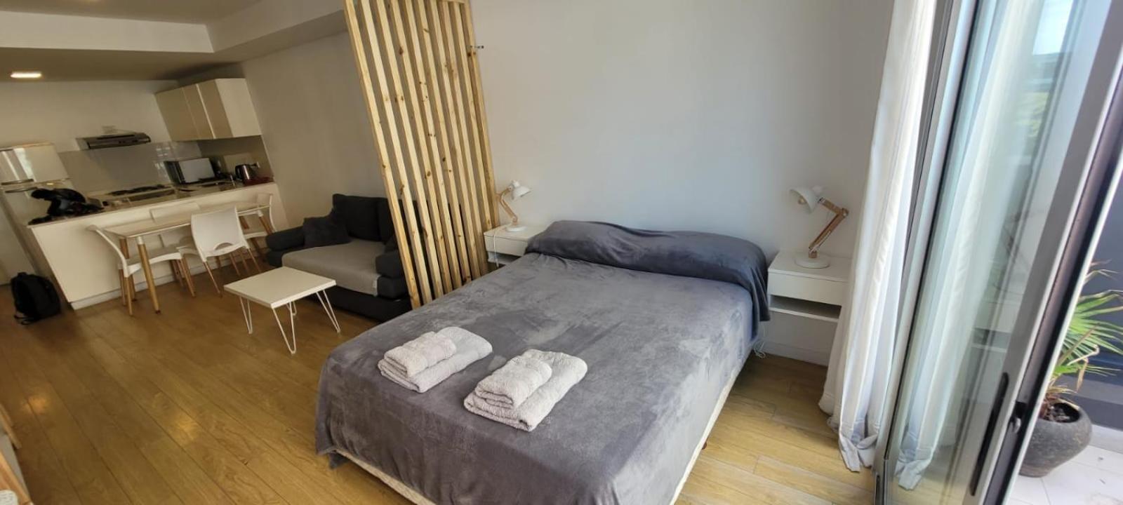 Comodo Y Luminoso Monoambiente Dividido A Estrenar, 3 Pax Buenos Aires