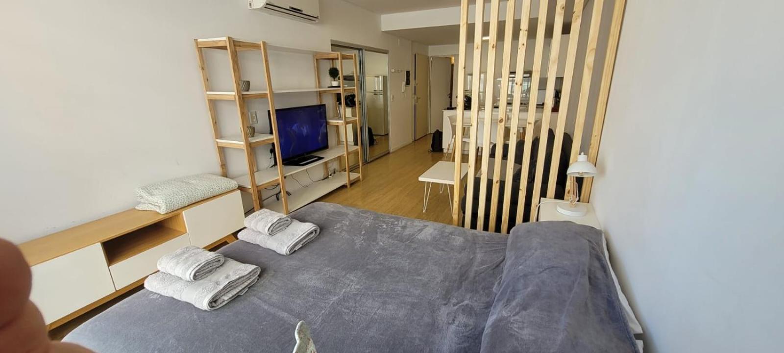 Comodo Y Luminoso Monoambiente Dividido A Estrenar, 3 Pax * Buenos Aires