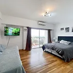 Cozy Studio On A High Floor With Panoramic Views In Villa Urquiza