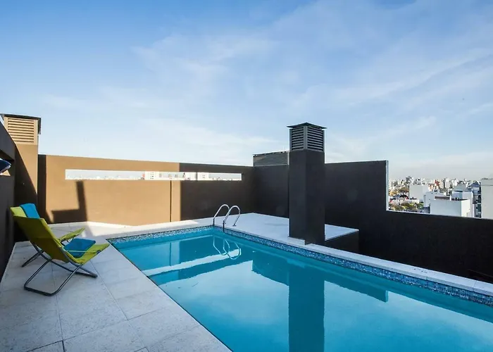 Nuevo, Calido Y Luminoso Studio Con Piscina!