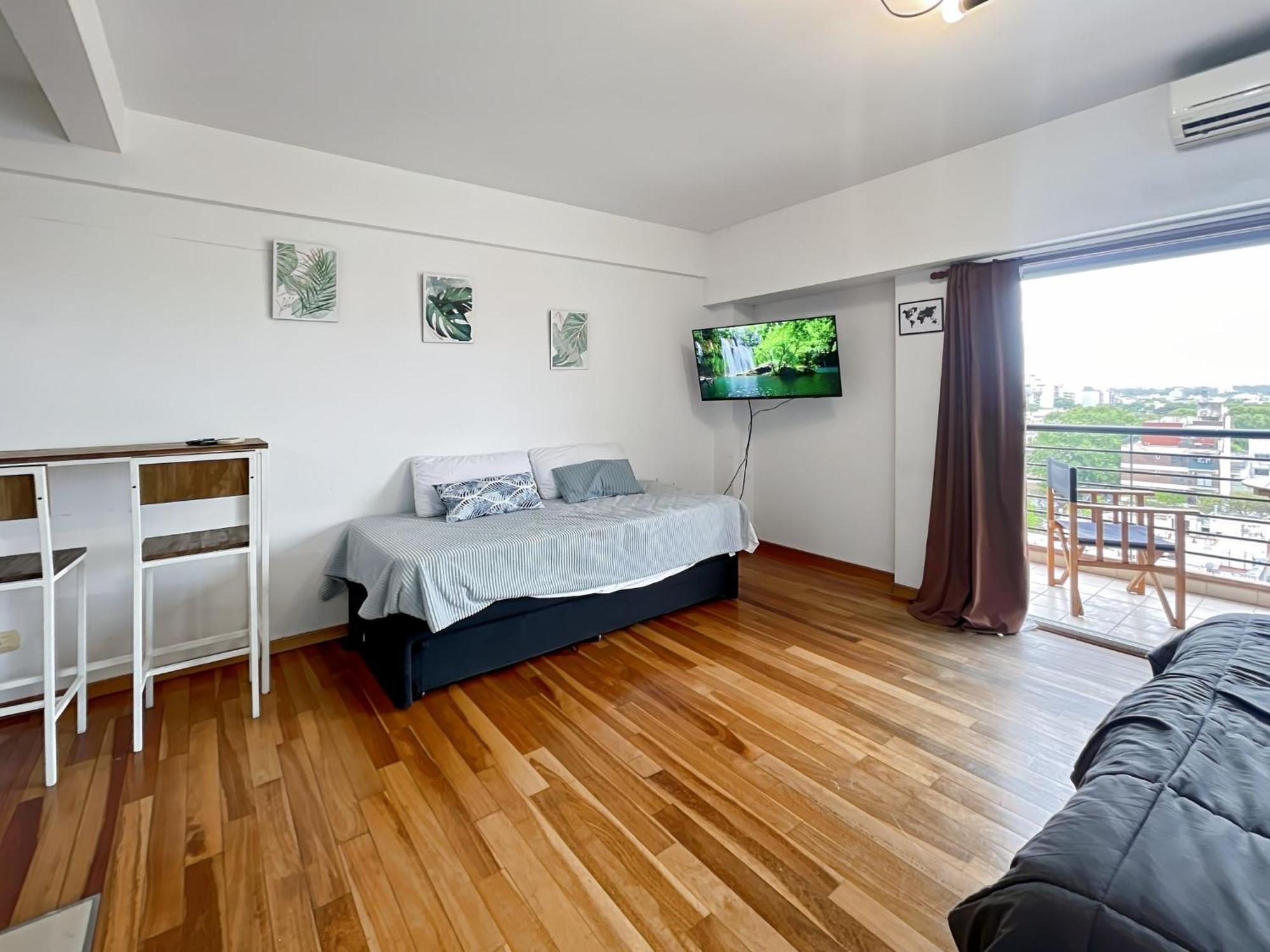 Apartment Cozy On A High Floor With Panoramic Views In Urquiza