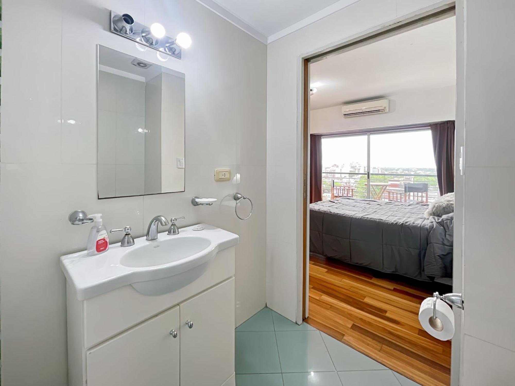 Cozy On A High Floor With Panoramic Views In Urquiza Apartment