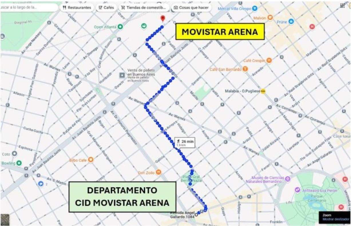 Apartamento Cid Movistar Arena Buenos Aires
