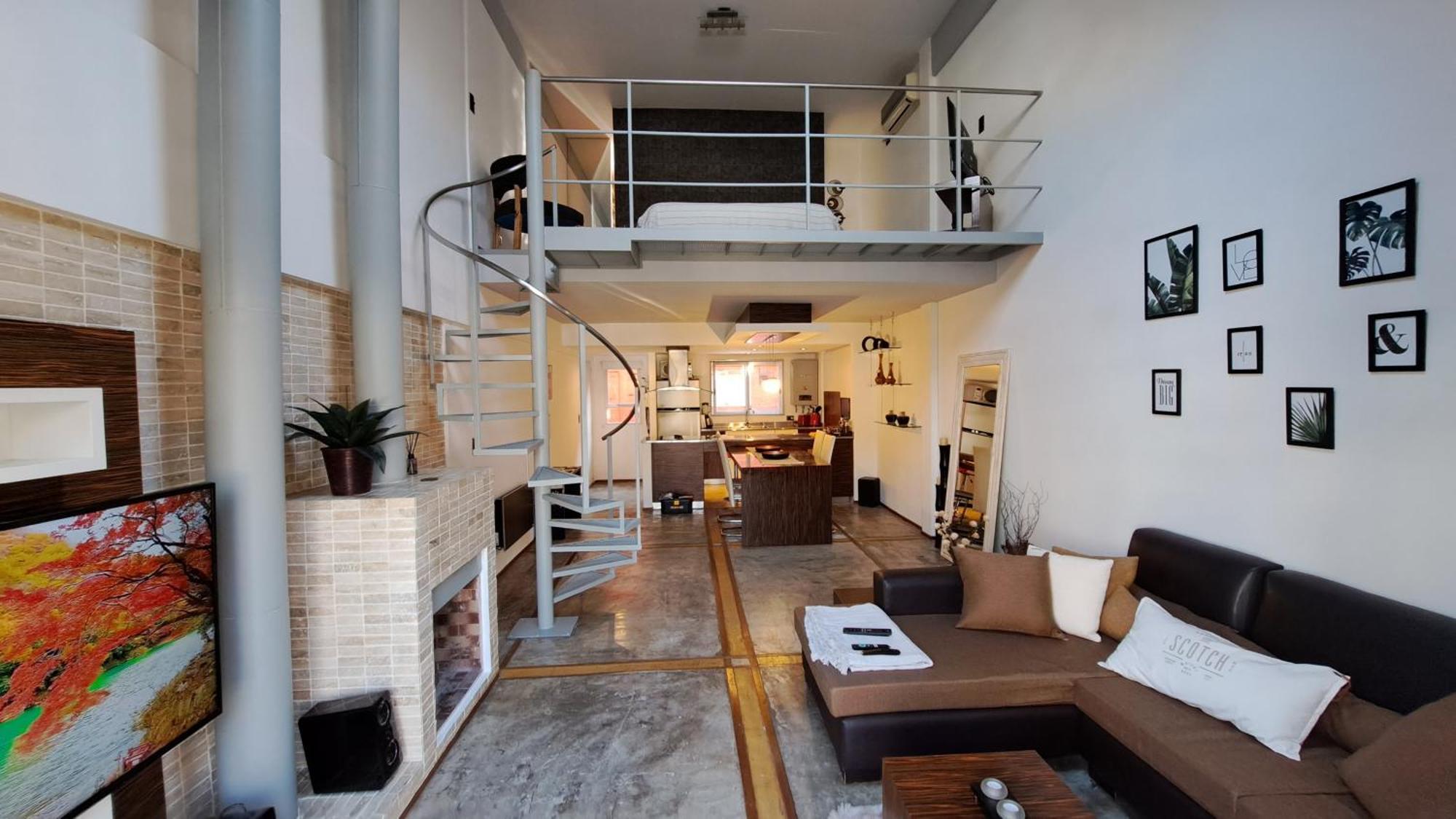 Stylish Amplio Duplex Loft Cochera-parking Canitas - Palermo Equipado - Tarifas En Ars, Solo Argentinos Apartment *
